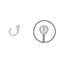 JBNS3 NOSE STUD WITH SETTING STONE AAB CO..