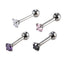 JRTH04 BARBELL WITH ROUND STONE