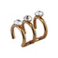 JRTH13 CARTILAGE W/ 3 CIRCLE WITH STONE