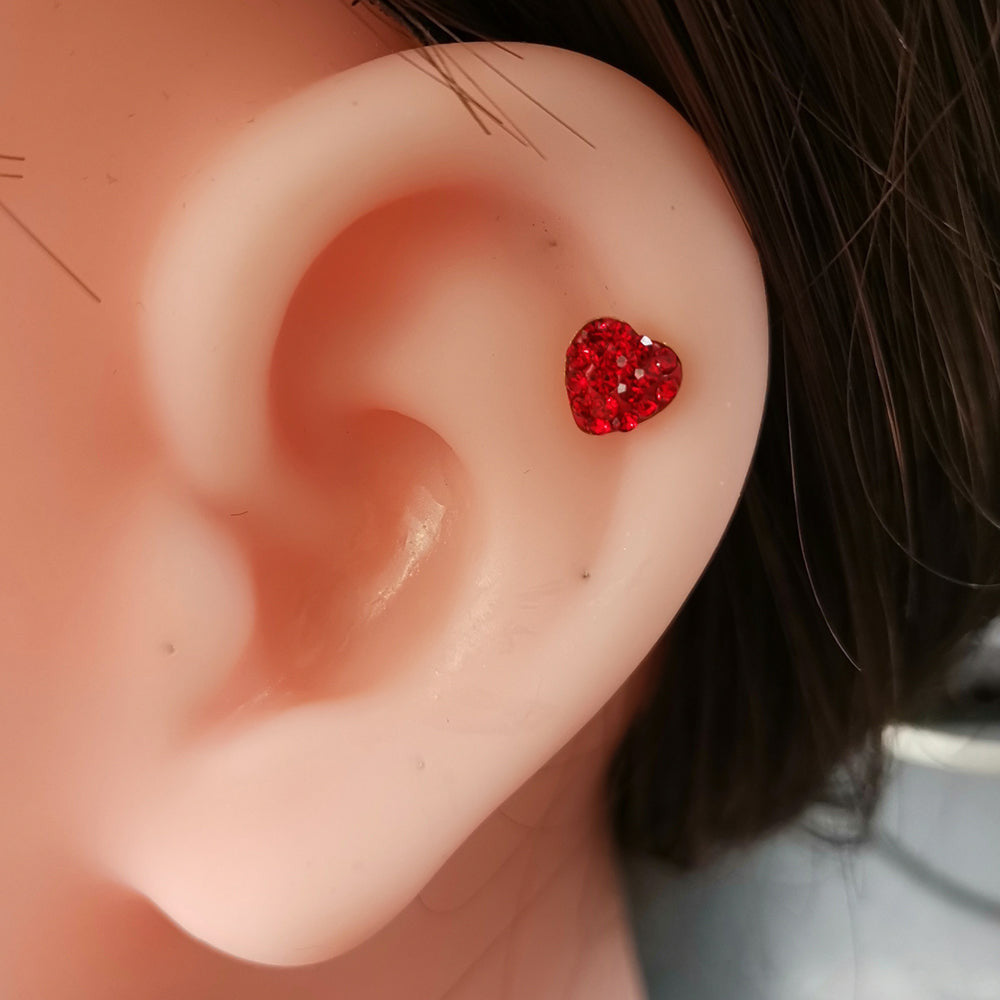 JRTH25 HELIX WITH HEART DESIGN (LUCIDO) AAB CO..