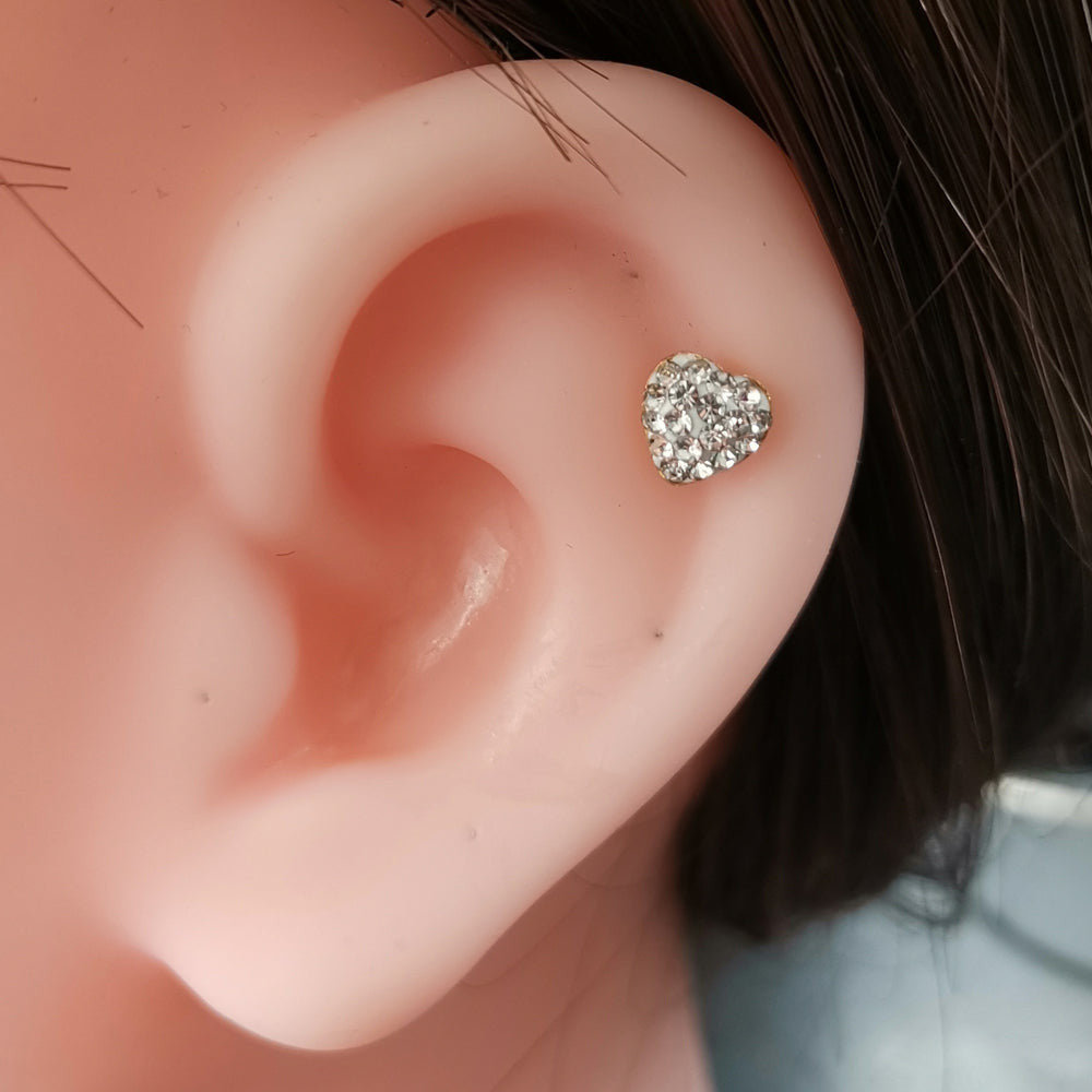 JRTH25 HELIX WITH HEART DESIGN (LUCIDO) AAB CO..