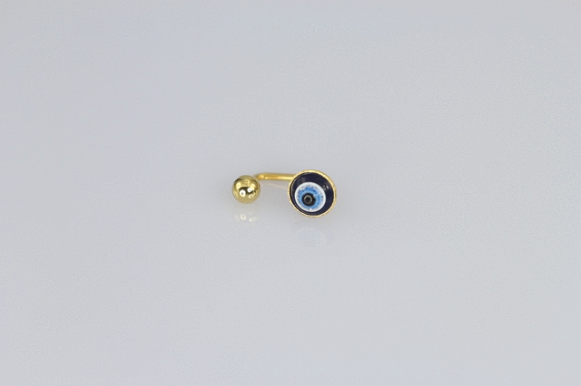 JRTH28 HELIX WITH EVIL EYE RESIN AAB CO..