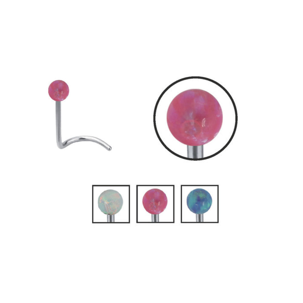 JBNS05 NOSE STUD WITH OPAL DESIGN AAB CO..