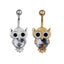 TBAN12 BANANA WITH OWL DESIGN