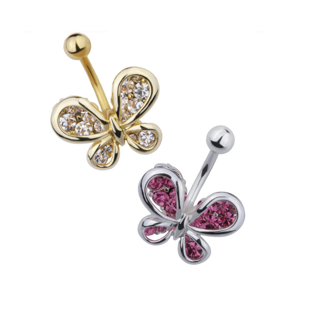 banana with butterfly design, color options