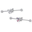TRDT03 BARBELL WITH BATTERFLY DESIGN