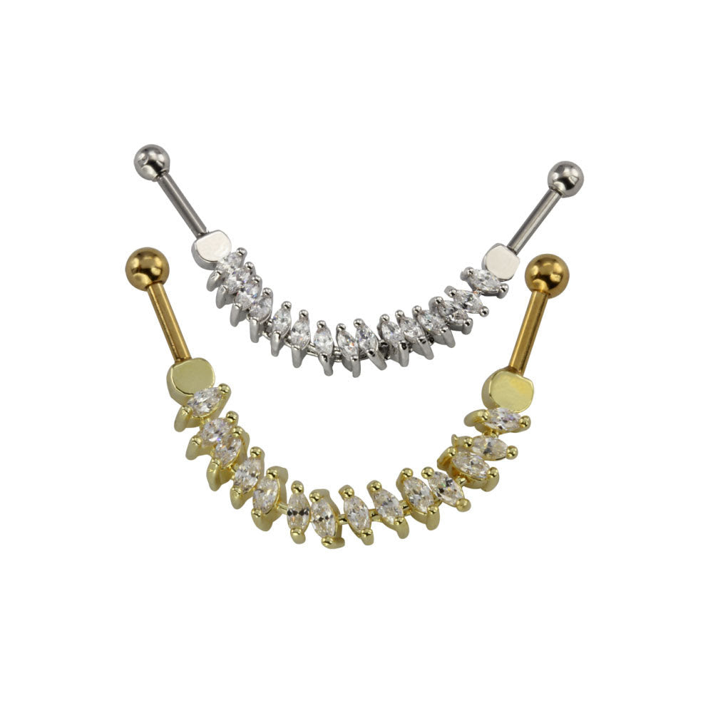 TRDT10 INDUSTRIAL BARBELL WITH CHAIN STONE AAB CO..