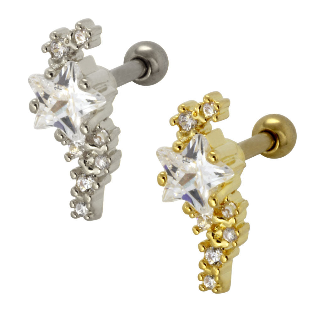 TRTH133 HELIX WITH JEWEL DESIGN