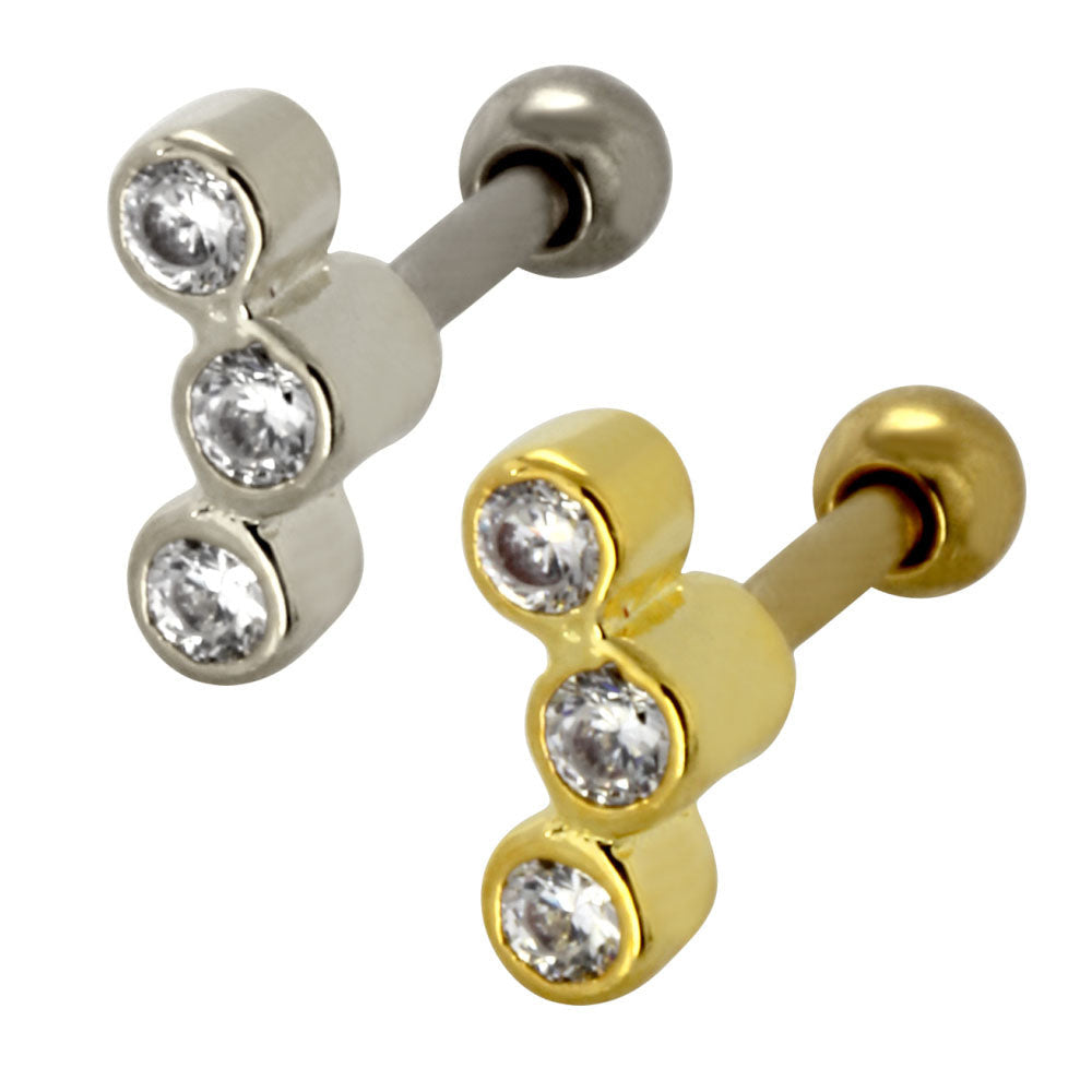 TRTH134 HELIX WITH JEWEL DESIGN