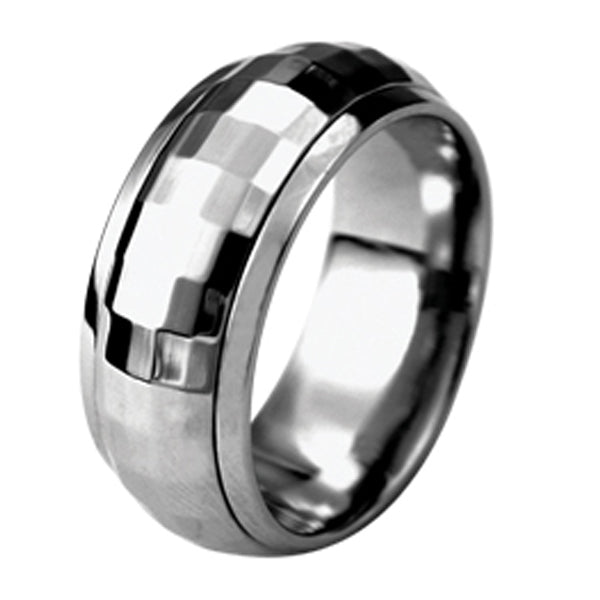 MARS02 316L STAINLESS STEEL RING PVD