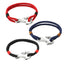 MBSS09  NYLON BRACELET WITH STAINLESS STEEL CLOSURE