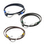 MBSS10 LEATHER BRACELET WITH STAINLESS STEEL CLOSURE