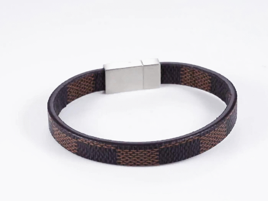 MBSS122 Faux Leather Bracelet
