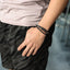 MBSS125 Faux Leather Bracelet with Stone AAB CO..