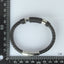 MBSS24 LEATHER BRACELET WITH STAINLESS STEEL CLOSURE AAB CO..