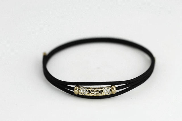 MBSS64 MAGNETIC BRACELET WITH BRASS BEAD AAB CO..