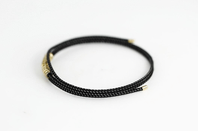 MBSS64 MAGNETIC BRACELET WITH BRASS BEAD AAB CO..
