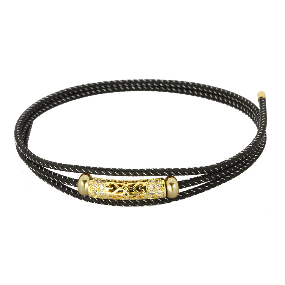 MBSS64 MAGNETIC BRACELET WITH BRASS BEAD AAB CO..