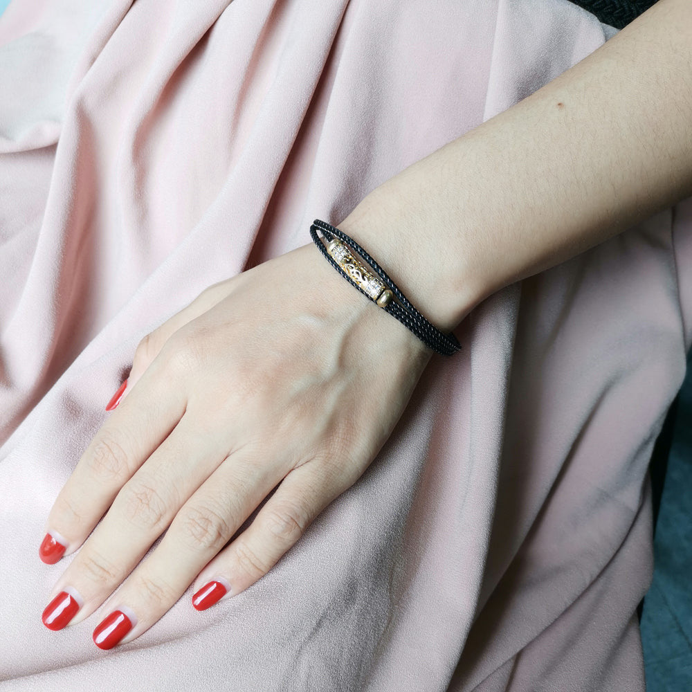 MBSS64 MAGNETIC BRACELET WITH BRASS BEAD AAB CO..
