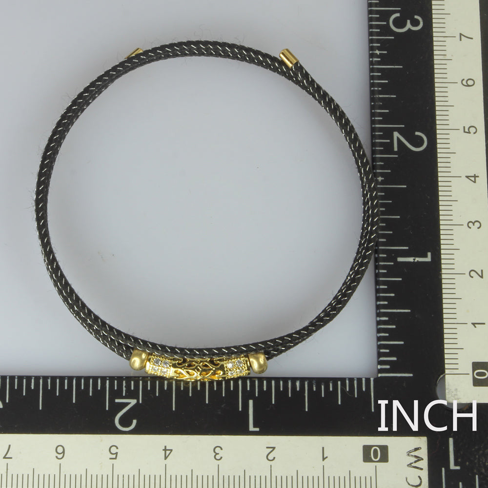 MBSS64 MAGNETIC BRACELET WITH BRASS BEAD AAB CO..