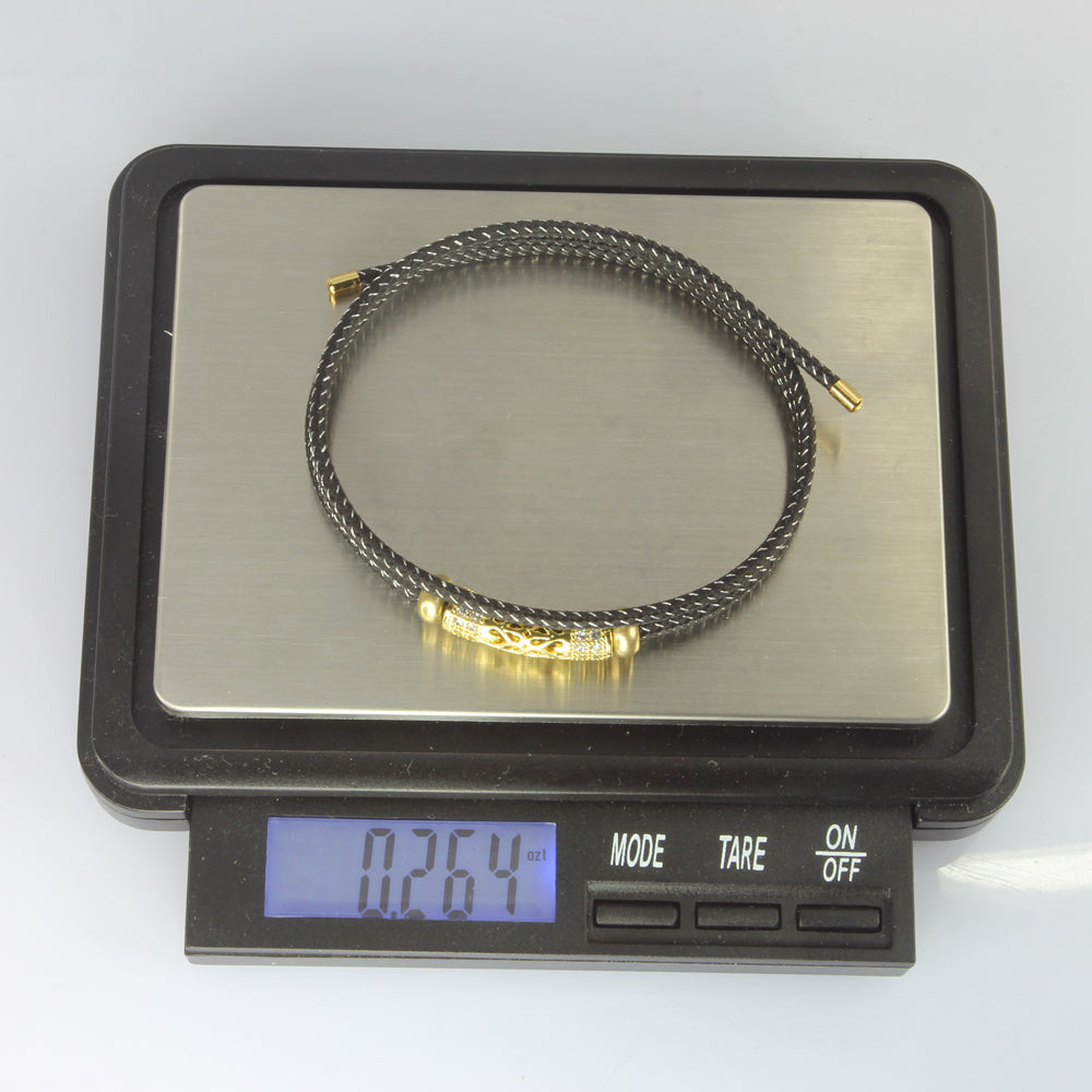 MBSS64 MAGNETIC BRACELET WITH BRASS BEAD AAB CO..