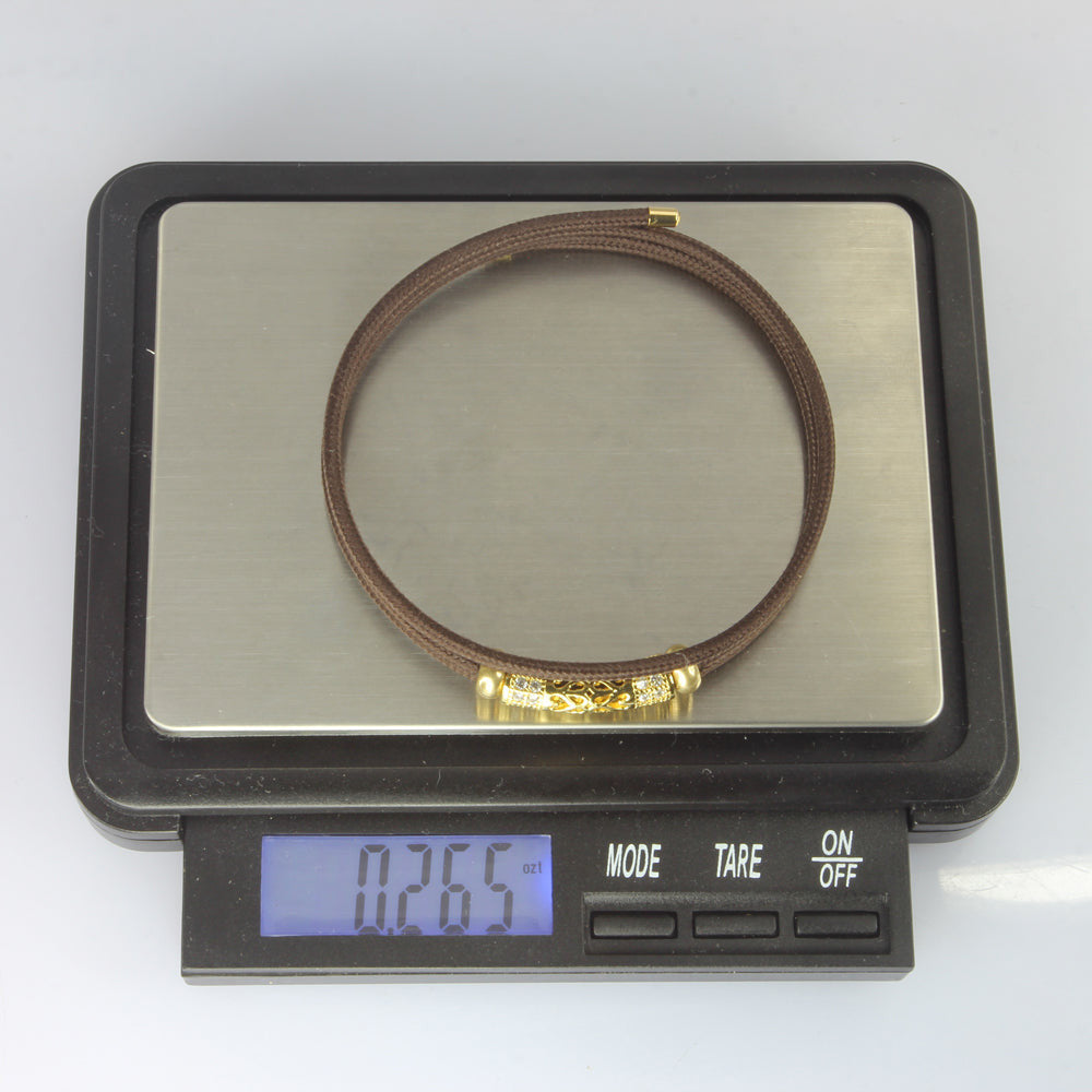 MBSS64 MAGNETIC BRACELET WITH BRASS BEAD AAB CO..