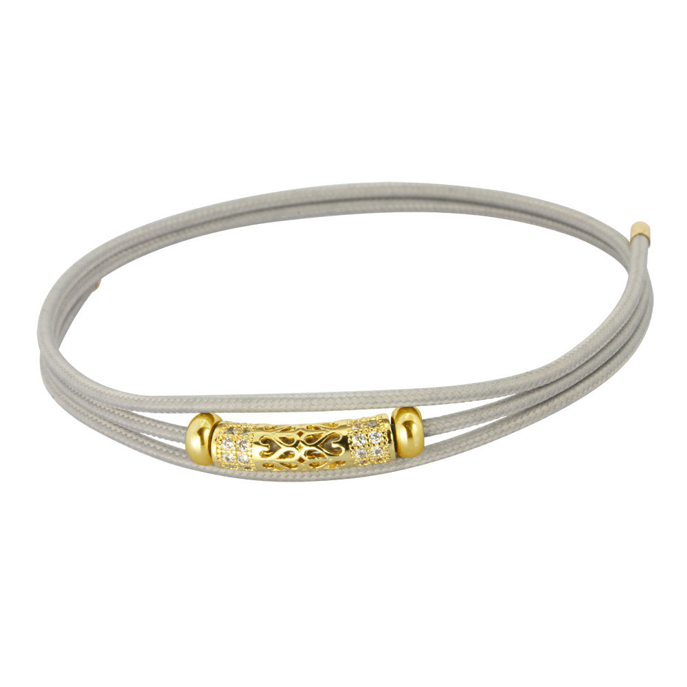 MBSS64 MAGNETIC BRACELET WITH BRASS BEAD AAB CO..