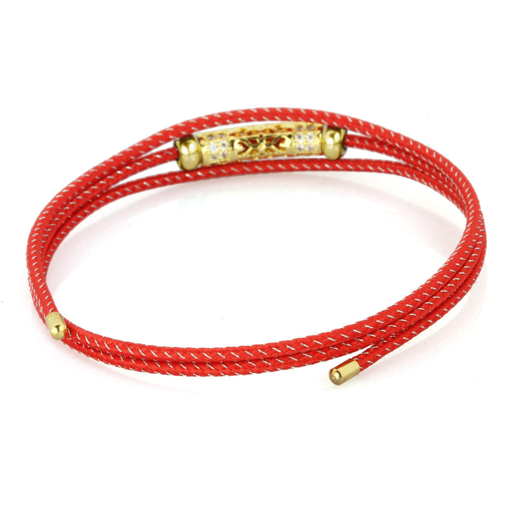 MBSS64 MAGNETIC BRACELET WITH BRASS BEAD AAB CO..