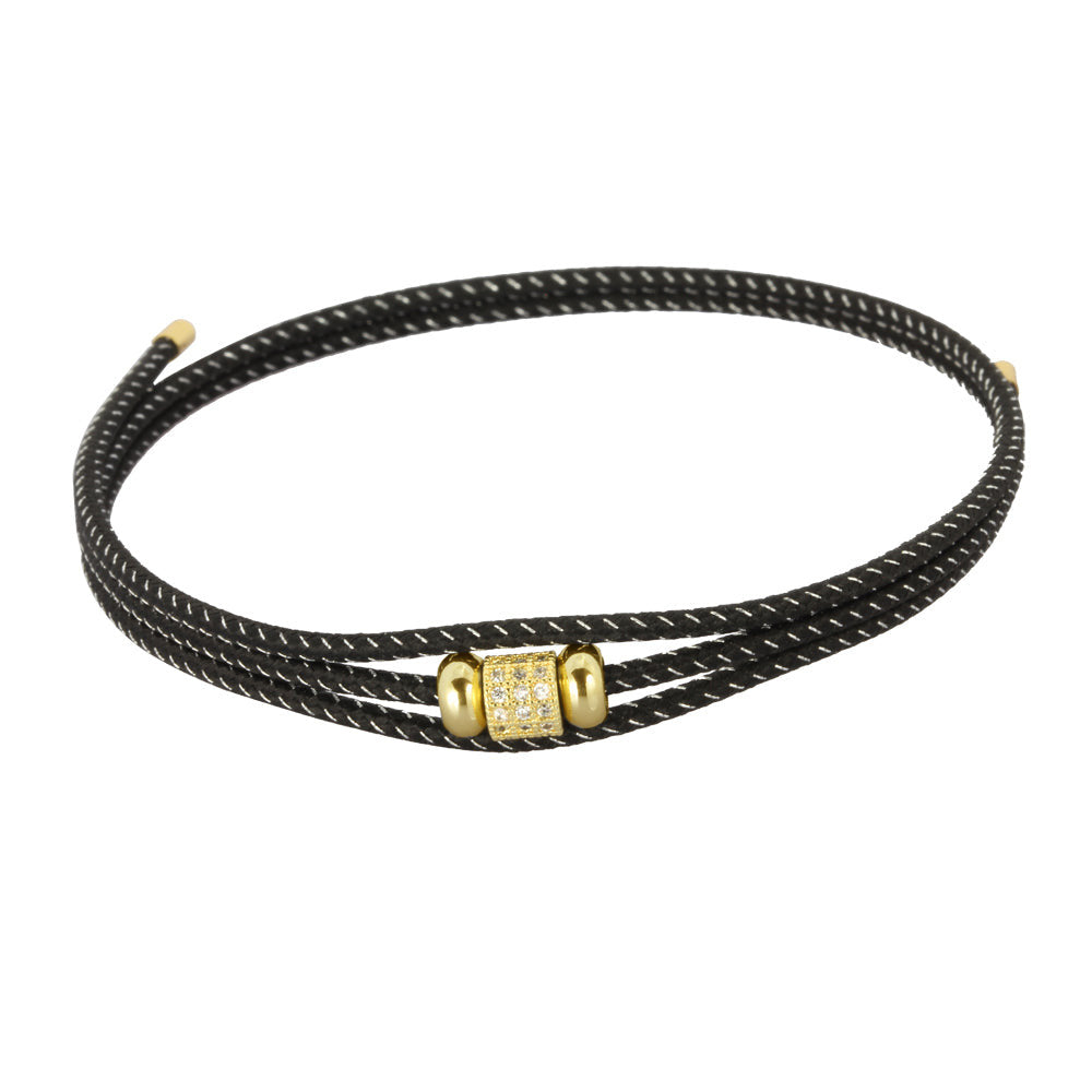 MBSS65 MAGNETIC BRACELET WITH BRASS BEAD AAB CO..