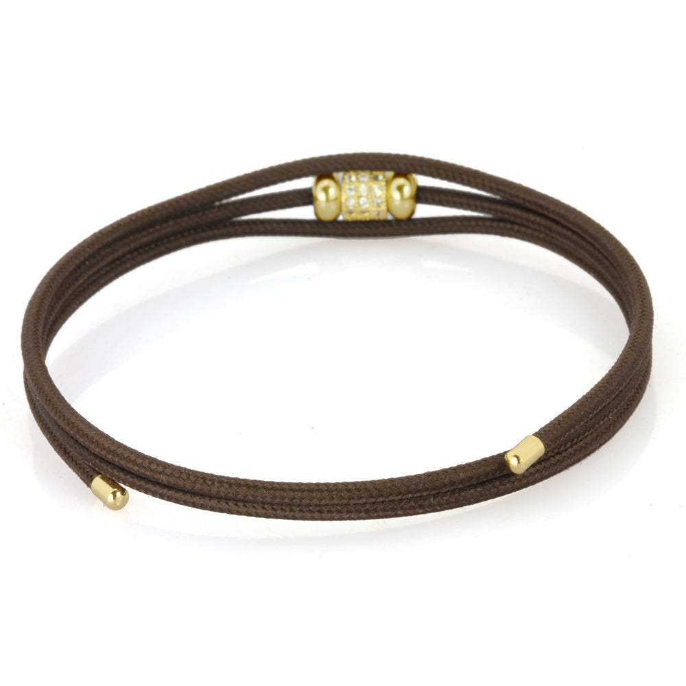 MBSS65 MAGNETIC BRACELET WITH BRASS BEAD AAB CO..