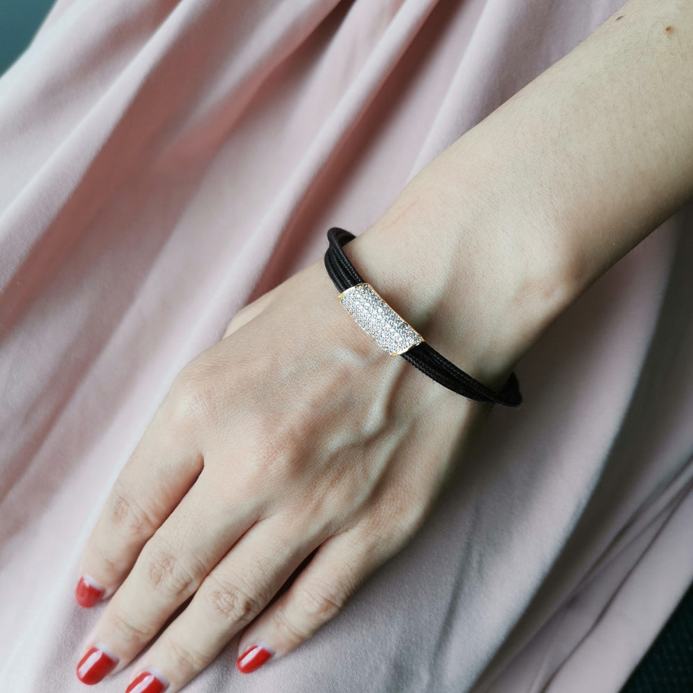 MBSS67 MAGNETIC BRACELET WITH BRASS BEAD AAB CO..