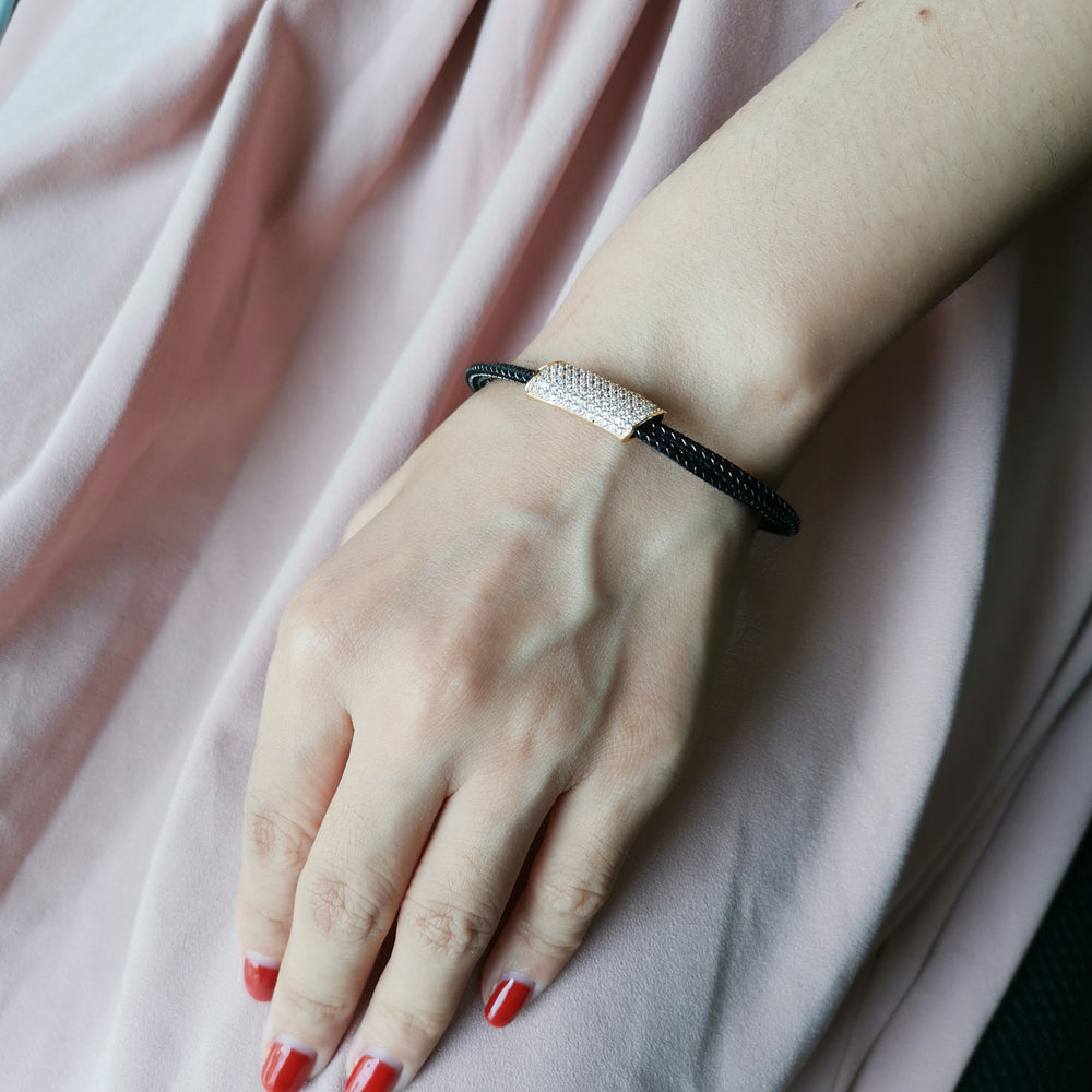 MBSS67 MAGNETIC BRACELET WITH BRASS BEAD AAB CO..