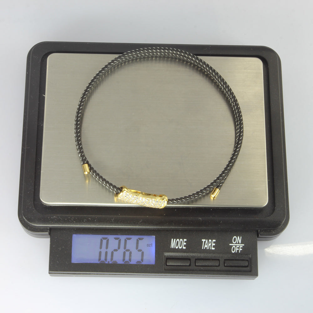 MBSS67 MAGNETIC BRACELET WITH BRASS BEAD AAB CO..