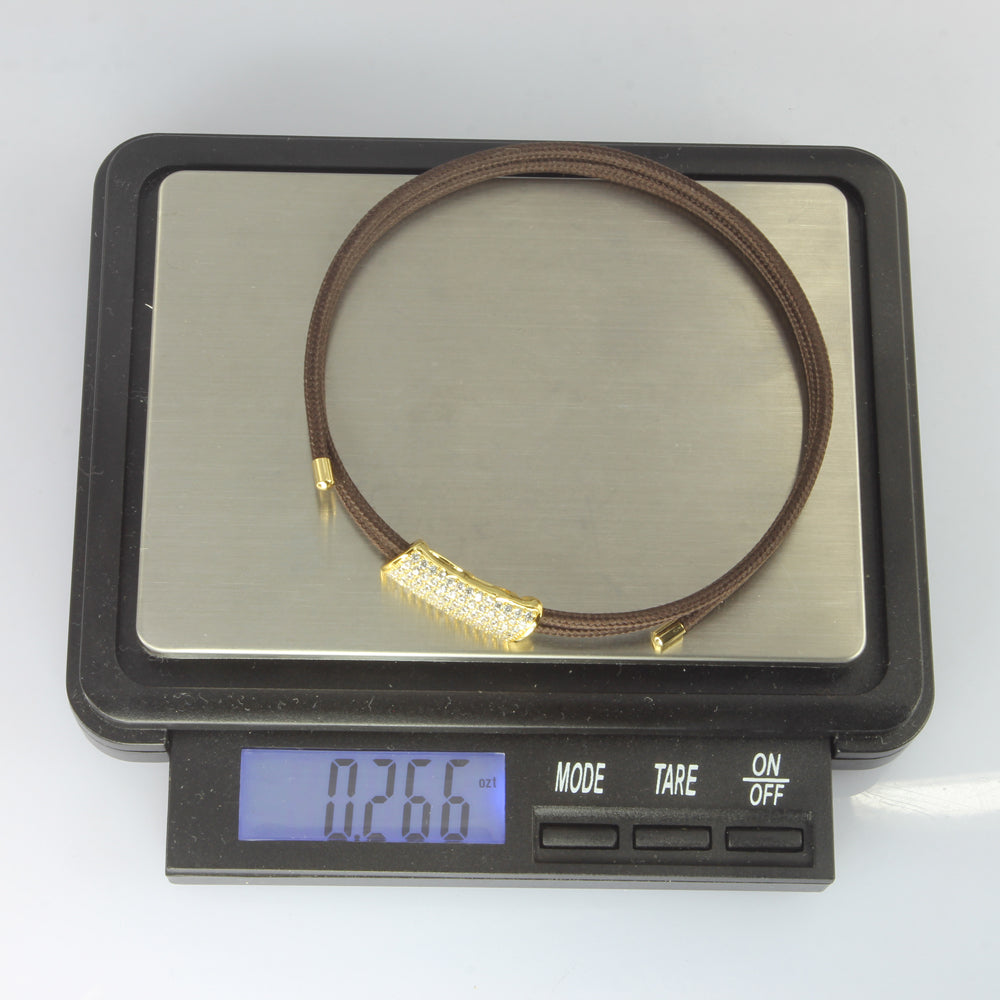 MBSS67 MAGNETIC BRACELET WITH BRASS BEAD