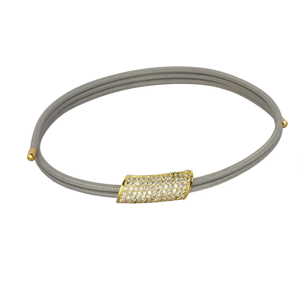 MBSS67 MAGNETIC BRACELET WITH BRASS BEAD AAB CO..