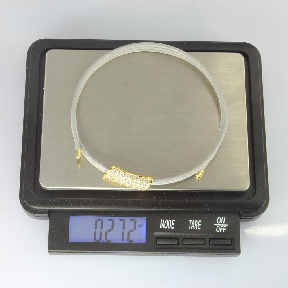 MBSS67 MAGNETIC BRACELET WITH BRASS BEAD AAB CO..