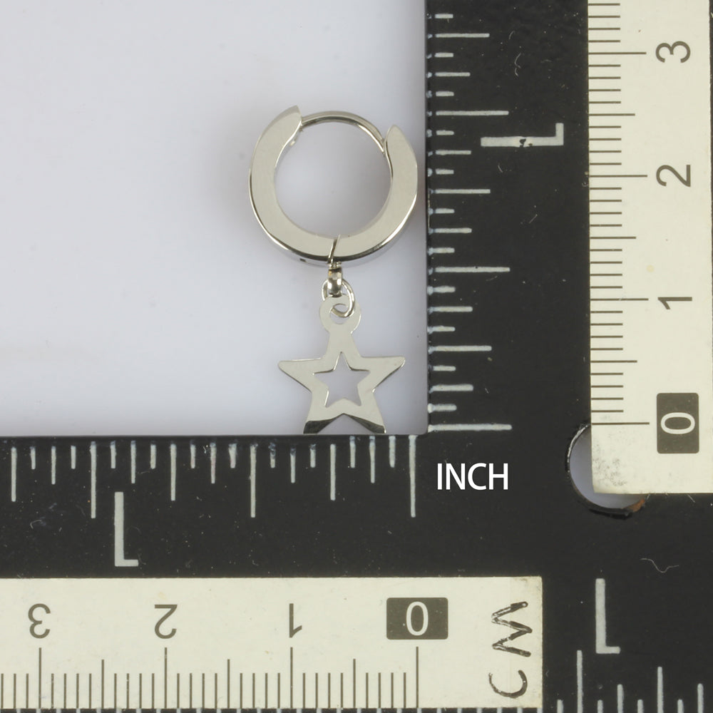 MESS24 STAINLESS STEEL EARRING WITH STAR