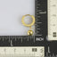 MESS25 STAINLESS STEEL EARRING WITH BALL AAB CO..