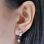 MESS25 STAINLESS STEEL EARRING WITH BALL AAB CO..