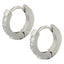 MESS26 STAINLESS STEEL EARRING WITH CZ AAB CO..