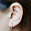 MESS27 STAINLESS STEEL EARRING WITH CZ