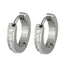 MESS27 STAINLESS STEEL EARRING WITH CZ
