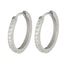 MESS29 STAINLESS STEEL EARRING WITH CZ