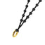 MNSS11 BEAD NECKLACE WITH STAINLESS STEEL RING AAB CO..