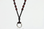 MNSS19 BEAD NECKLACE WITH STAINLESS STEEL RING AAB CO..