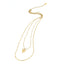 MNSS26 STAINLESS STEEL MULTI CHAIN NECKLACE WITH HEART AAB CO..