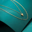 MNSS26 STAINLESS STEEL MULTI CHAIN NECKLACE WITH HEART AAB CO..