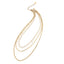 MNSS28 STAINLESS STEEL MULTI CHAIN NECKLACE AAB CO..