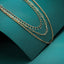 MNSS28 STAINLESS STEEL MULTI CHAIN NECKLACE AAB CO..