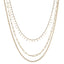 MNSS28 STAINLESS STEEL MULTI CHAIN NECKLACE AAB CO..